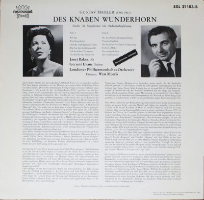 DECCA SXL 21 183-B - Des Knaben Wunderhorn - Image 2