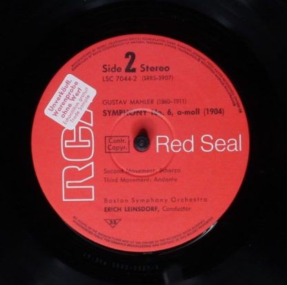 RCA Victor Red Seal LSC-7044/1-2 - Symphony No. 6 / Le Vin - Image 6