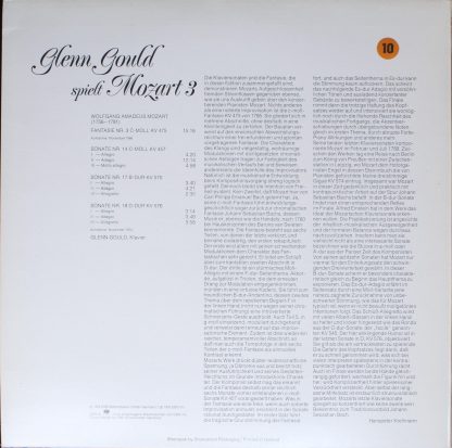 CBS 73 479 - Glenn Gould spielt Mozart 3 - Image 2