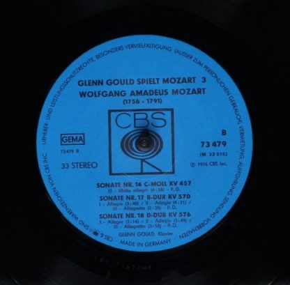 CBS 73 479 - Glenn Gould spielt Mozart 3 - Image 4