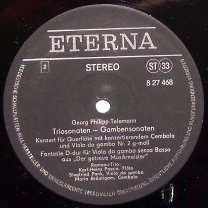 Eterna 8 27 468 - Triosonaten / Gambensonaten - Image 3