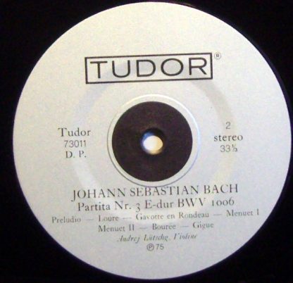 Tudor 73011 - Johann Sebastian Bach, Sonaten und Patitien für Vi - Image 3