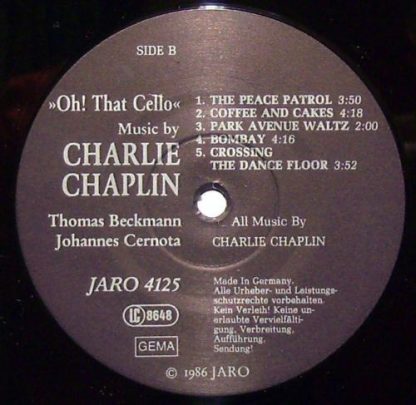 Jaro JARO 4125 - Oh! That Cello - Music By Charlie Chaplin - Image 3