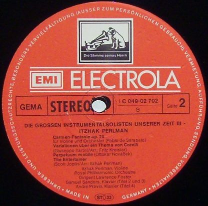 EMI 1C 047-02 702 - Die Großen Instrumentalsolisten Unserer Zeit - Image 5