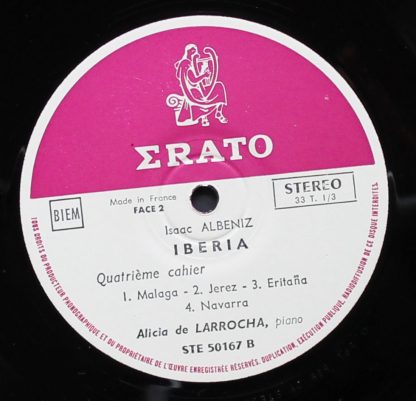 Erato STE 50167 - Albeniz: Iberia - Image 3