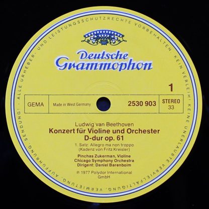 Deutsche Grammophon 2530 903 - Violinkonzert - Image 2