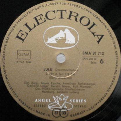 Electrola SMA 91711/13 - Alban Berg- Anneliese Rothenberger, Eli - Image 11