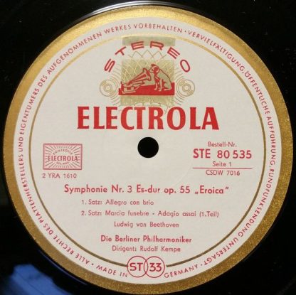 Electrola STE 80 535 - Beethoven Dritte Sinfonie Es-Dur Op.55 Er - Image 3