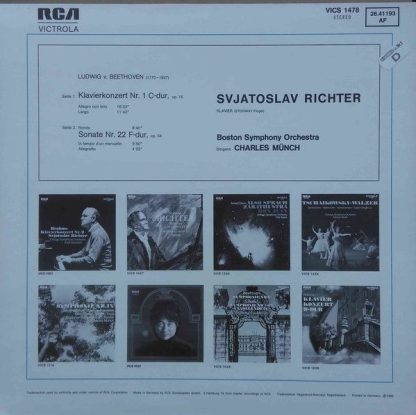 RCA Victrola 26.41193 - Klavierkonzert Nr. 1 C-dur, Op. 15 / Son - Image 2