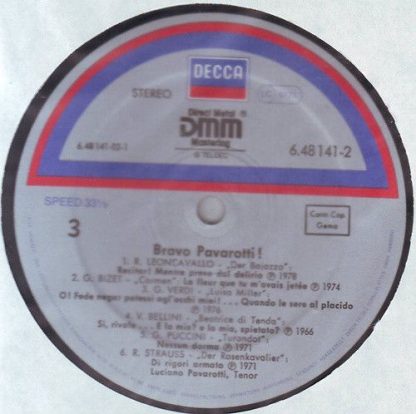 DECCA 6.48141 DY - Bravo Pavarotti - Image 3