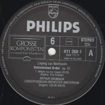 Philips 411 368-1 - Grosse Komponisten Und Ihre Musik 6: Beethov - Image 2