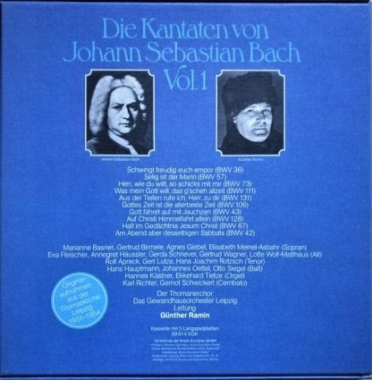 Eurodisc 89 814 XGK - Günther Ramin, Thomanerchor, Gewandhausorc - Image 2