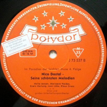 Polydor J 73 537 - Im Paradies Der Leichten Muse - 4. Folge - Image 4