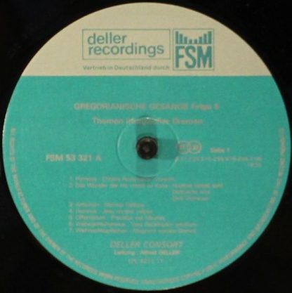 Deller Recordings FSM 53 321 - Gregorianische Gesänge Teil Fünf - Image 6