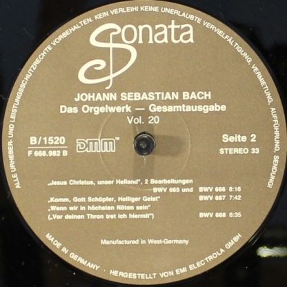 Sonata B/1520 - Das Orgelwerk, Achtzehn Choräle IV-V - Image 4