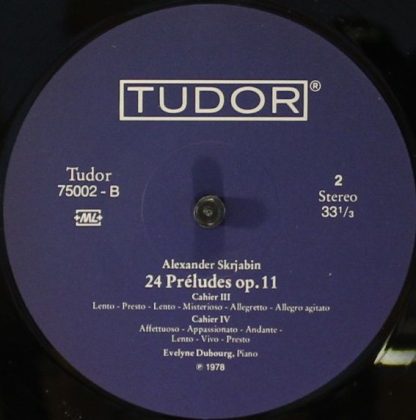 Tudor 75002 - 24 Préludes Op.11, Piano Sonatas No.1, No.7 "White - Image 6