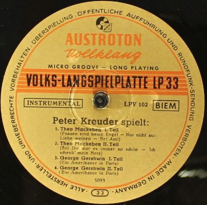 Austroton LPV 102 - "Peter Kreuder Spielt" - Image 4