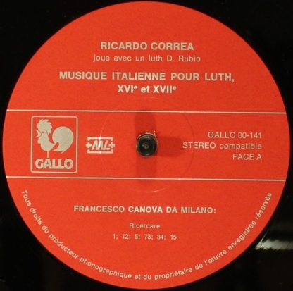 Gallo (4) 30-140 - Musique Itallienne Pour le Luth Des XVIe Et X - Image 5