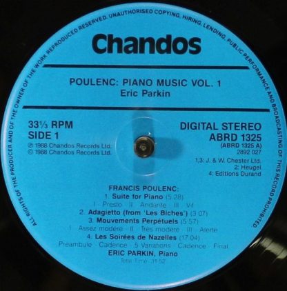 Chandos ABRD 1325 - Piano Music Vol. 1 - Image 3