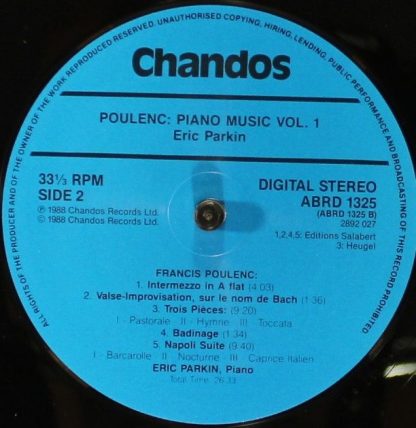 Chandos ABRD 1325 - Piano Music Vol. 1 - Image 4