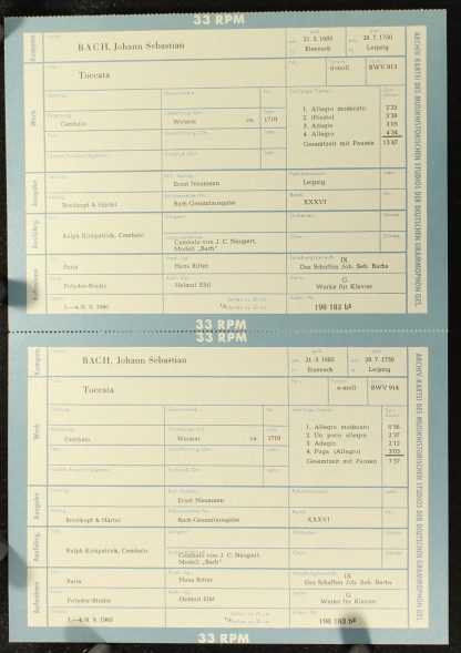 Archiv Produktion 198 183 - Das Schaffen Johann Sebastian Bachs - Image 6