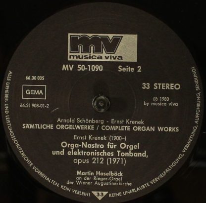 Musica Viva MV 50-1090 - Sämtliche Orgelwerke / Complete Organ W - Image 8