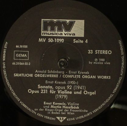 Musica Viva MV 50-1090 - Sämtliche Orgelwerke / Complete Organ W - Image 6