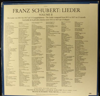 Deutsche Grammophon 2720 022 - Lieder Volume 2 - Image 2