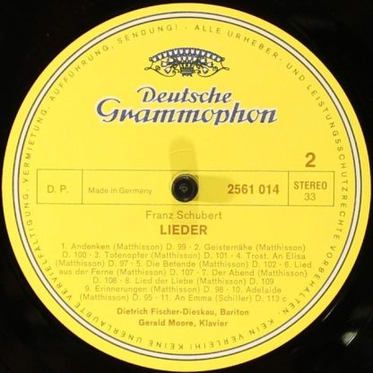 Deutsche Grammophon 2720 022 - Lieder Volume 2 - Image 11