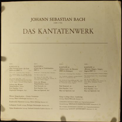 Telefunken 16.35057 - Das Kantatenwerk  Kantaten 31 - 4 - 66 - 1 - Image 3