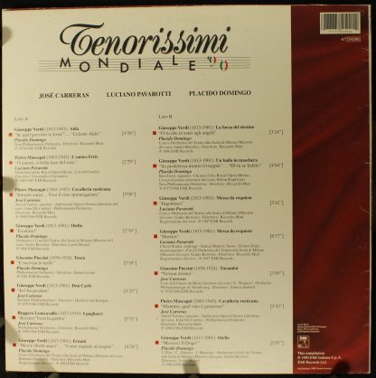 EMI 677541091 - Tenorissimi - Mondiale '90 - Image 2