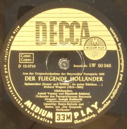 DECCA LW 50 046 - Der Fliegende Holländer Aus Der Originalaufnah - Image 3