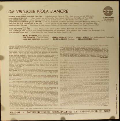 Amadeo AVRS 6261 - Die Virtuose Viola D'amore - Image 2