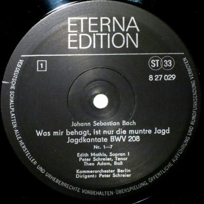 Eterna 8 27 029 - Kantaten - Was Mir Behagt Ist Nur Die Muntre J - Image 3