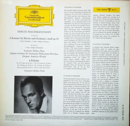 Deutsche Grammophon LPM 18 596 - 2. Konzert Für Klavier Und Orch - Image 2