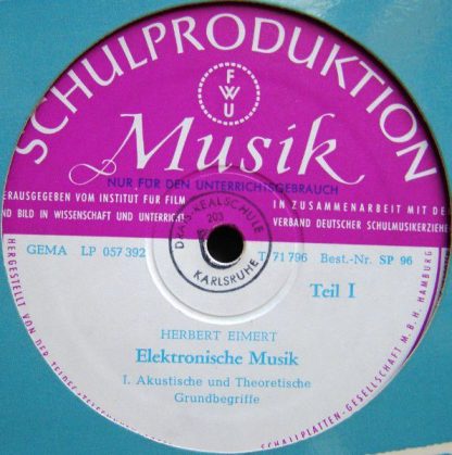 Schulproduktion Musik SP 96 - Elektronische Musik - Image 2