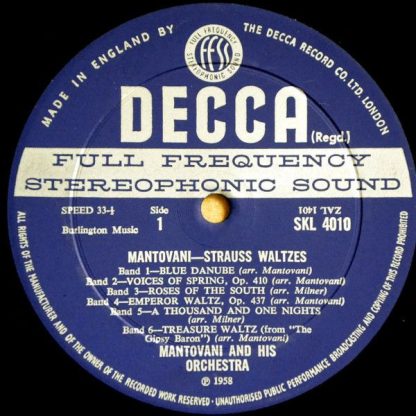 DECCA SKL 4010 - Strauss Waltzes - Image 3