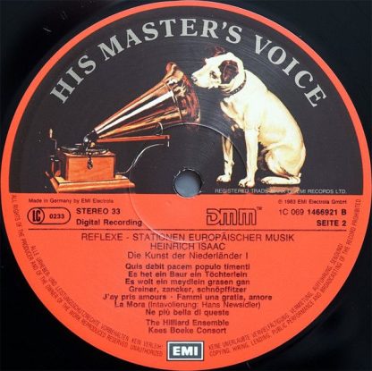 His Master's Voice Digital 1C 069 1466921 - Die Kunst Der Nieder - Image 11