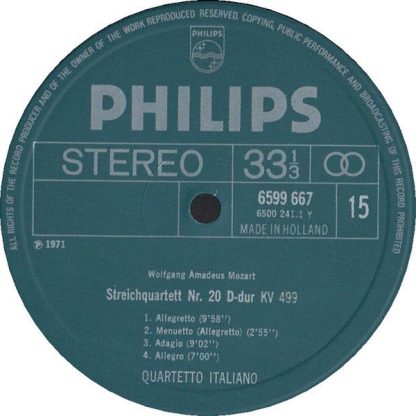 Philips 6747 097 - Complete Works For String Quartet - Image 24