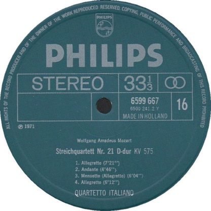 Philips 6747 097 - Complete Works For String Quartet - Image 25