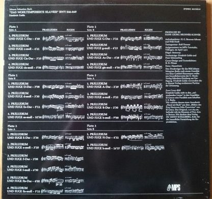 MPS 49 21552-0 - Das Wohltemperierte Klavier (Erster Teil) - Image 2