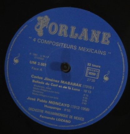 Forlane UM 3.551 - 4 Compositeurs Mexicains - Image 4