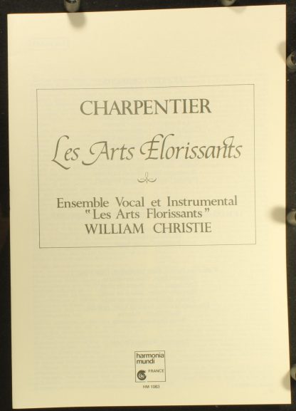 Harmonia Mundi HM 1083 - Les Arts Florissants - Image 3