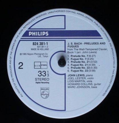 Philips 824 381-1 - J.S. Bach Preludes And Fugues From The Well- - Image 5