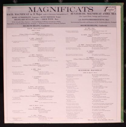 Turnabout TV 34173S - Magnificat / Magnificat Anima Mea - Image 2