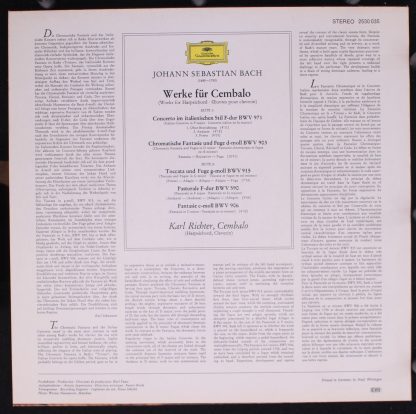 Deutsche Grammophon 2530 035 - Italienisches Konzert, BWV 971 · - Image 2