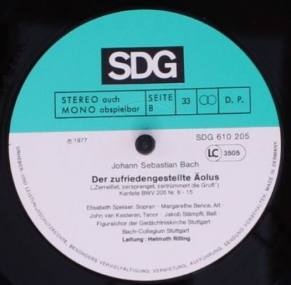 SDG 610 205 - Der Zufriedengestellte Äolus BWV 205 - Image 4