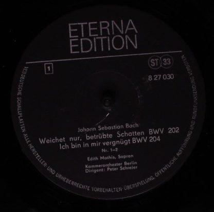 Eterna 8 27 030 - Kantaten "Weichet Nur, Betrübte Schatten" Bwv - Image 3