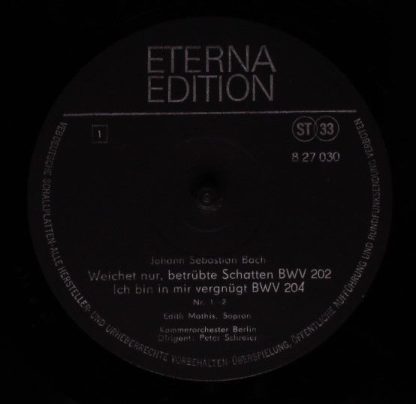 Eterna 8 27 030 - Kantaten "Weichet Nur, Betrübte Schatten" BWV - Image 3