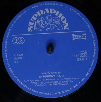 Supraphon 1110 2290 - Symphony No. 3 / Symphony No. 1 - Image 3